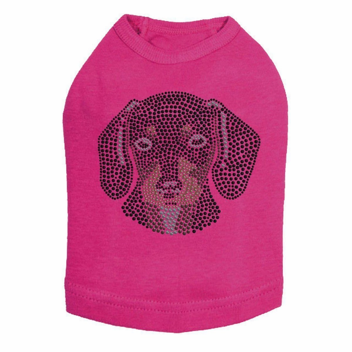 Dachshund Rhinestone Dog Tank