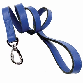 Daisy Collection Dog Leash Cobalt Blue/Nickel