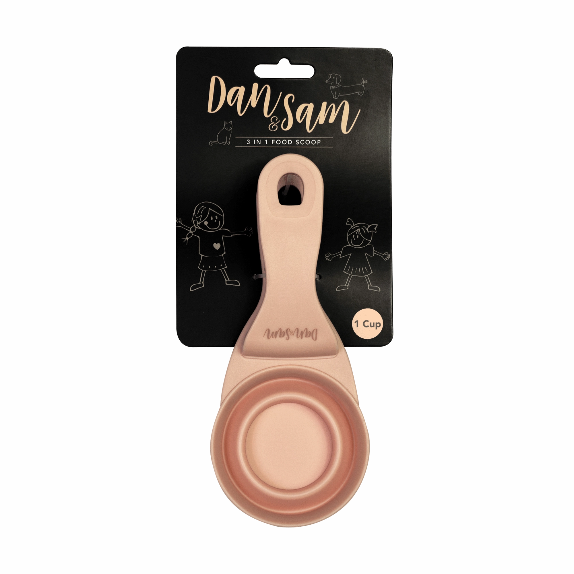 Dan & Sam - 3 in 1 Food Scoop Blush (1 Cup)