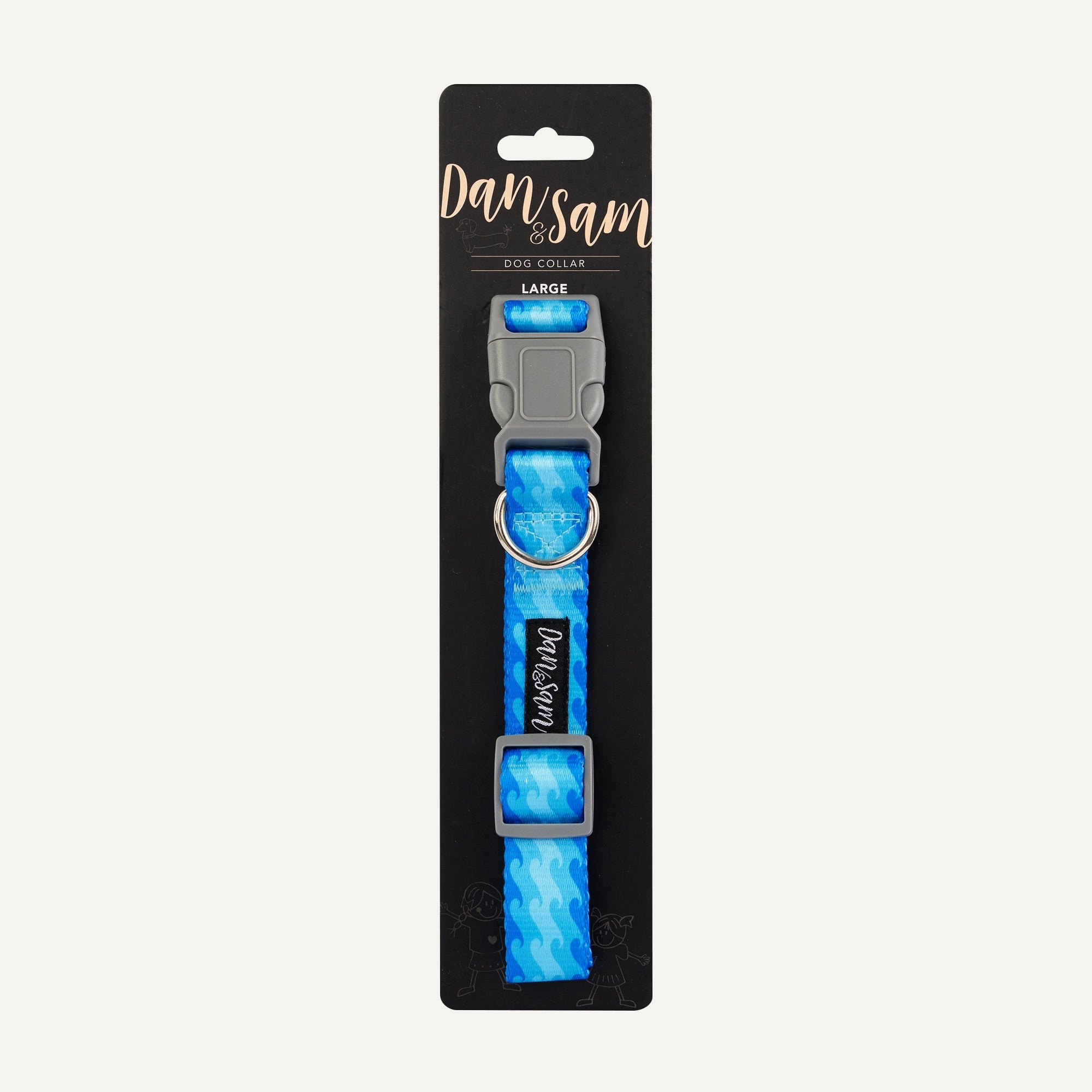 Dan & Sam - Dog Collar (Coastal) - Large