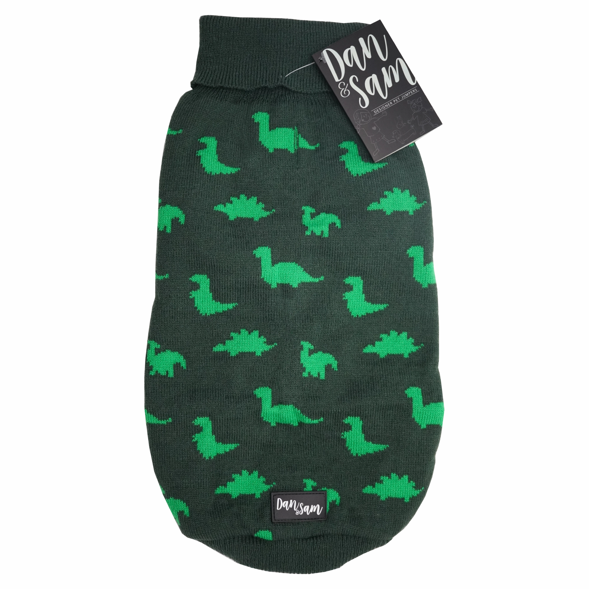 Dan & Sam - Dog Jumper (Dinosaur Land) - 45cm