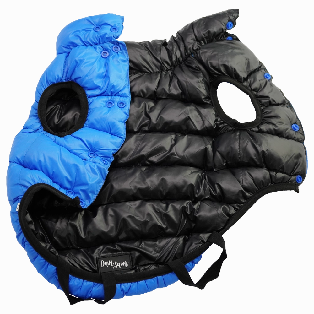 Dan & Sam - Reversible Puffer Jacket (Blue/Black)
