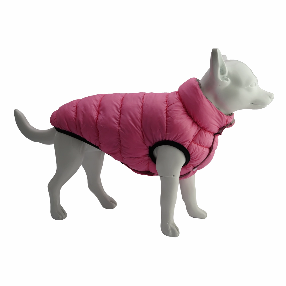 Dan & Sam - Reversible Puffer Jacket (Pink/Grey)