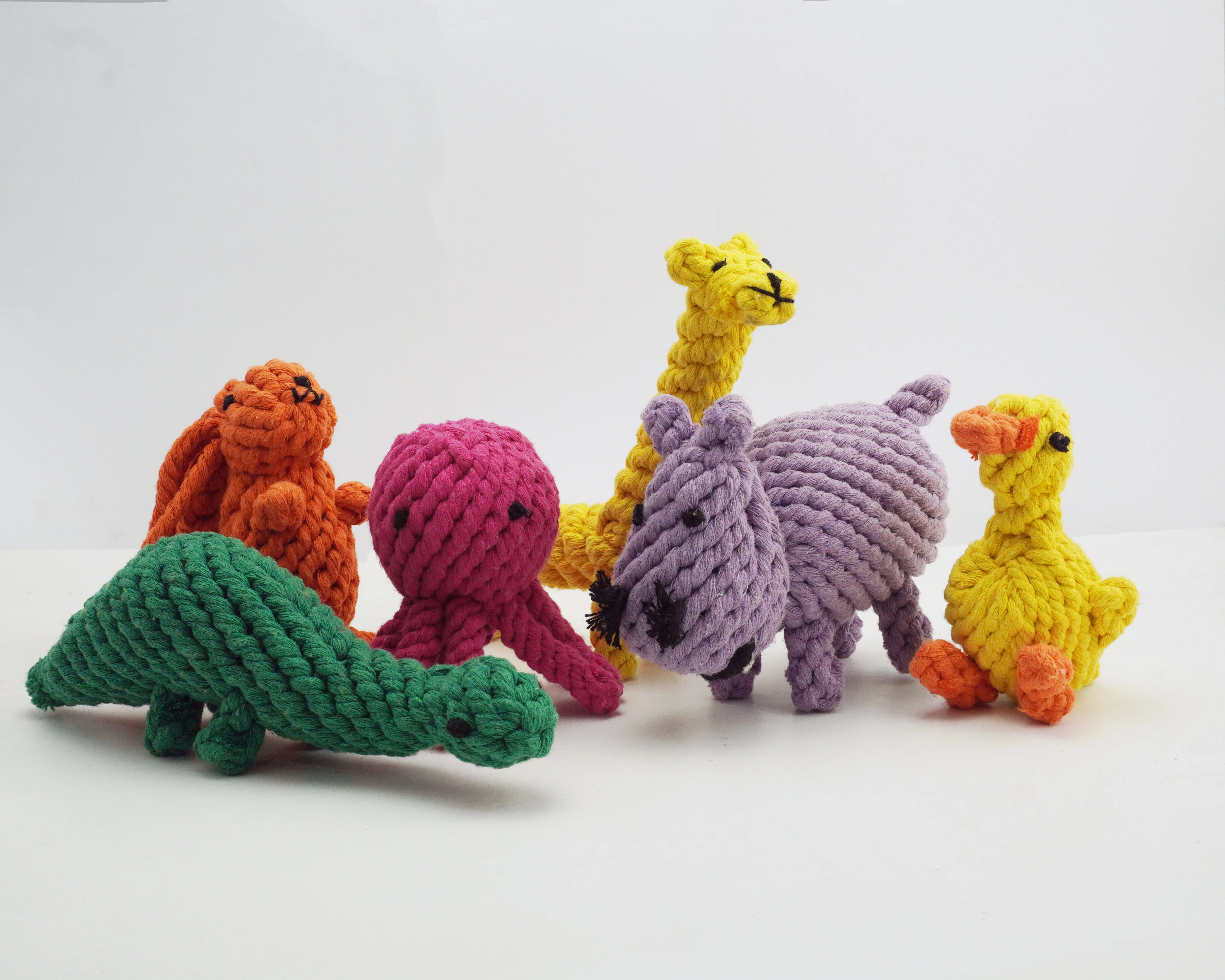 Dan & Sam - Sydney the Squirrel Rope Dog Toy