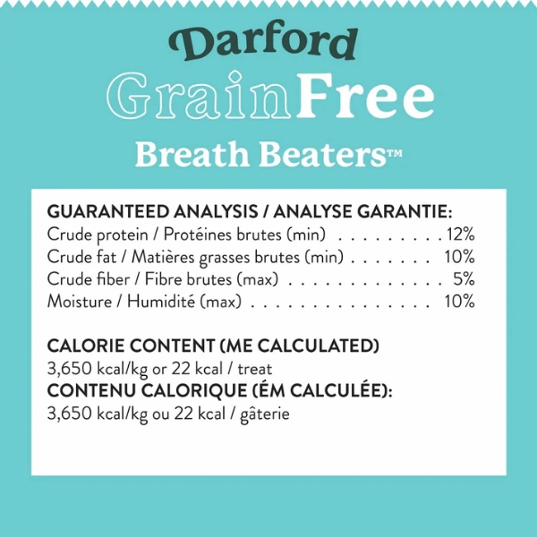Darford Grain Free Breath Beaters Oven-Baked Dog Treats