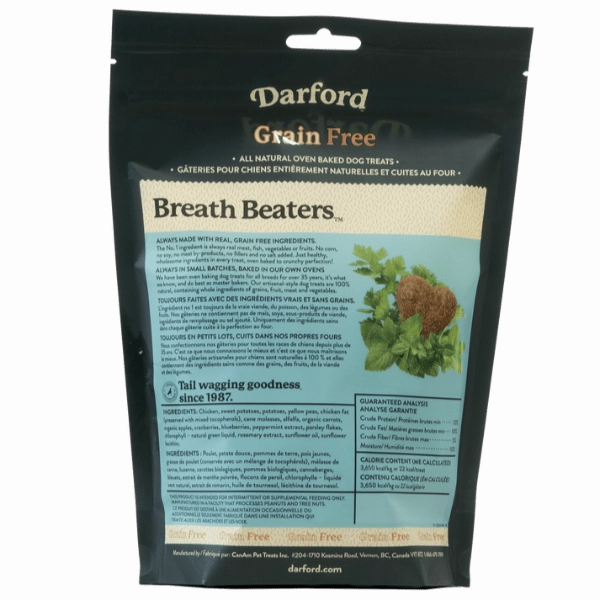 Darford Grain Free Breath Beaters Oven-Baked Dog Treats
