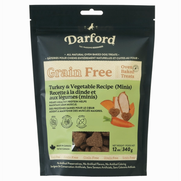 Darford Grain Free Turkey Minis Oven-Baked Dog Treats
