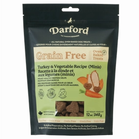 Darford Grain Free Turkey Minis Oven-Baked Dog Treats