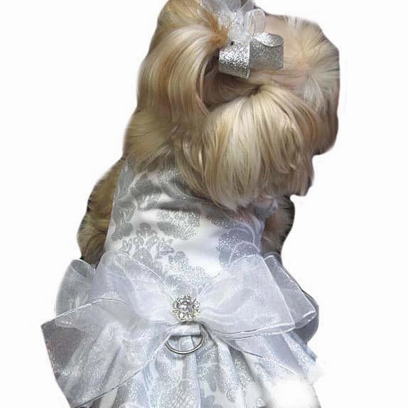 Delovely Damask Couture Dog Harness Dress