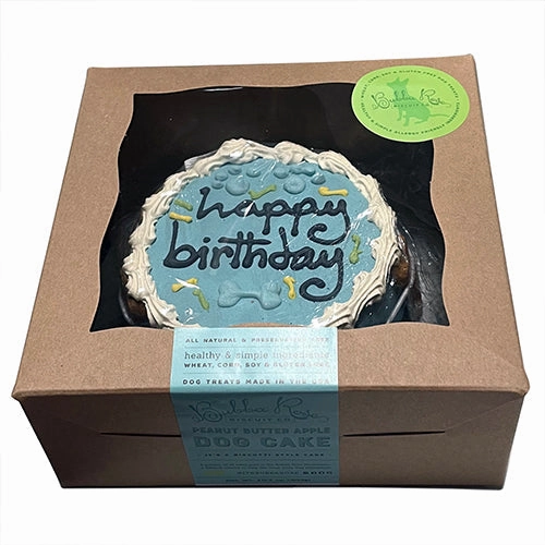 Dog Birthday Cake Blue