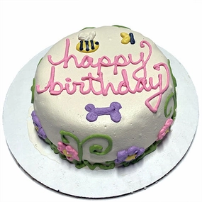 Dog Birthday Cake Garden
