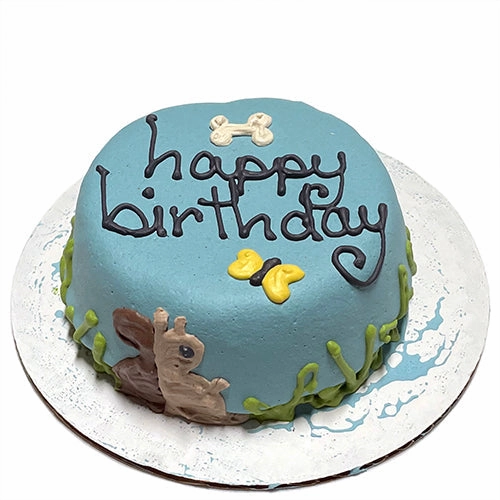 Dog Birthday Cake Squirrel