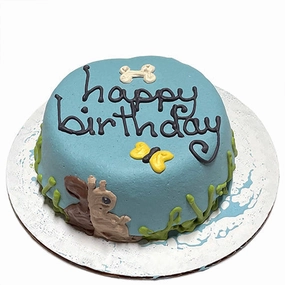 Dog Birthday Cake Squirrel