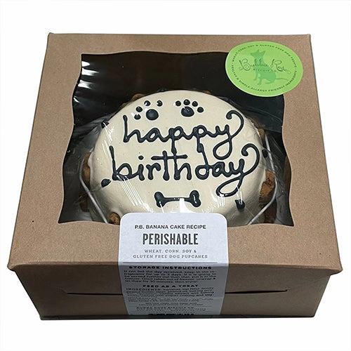 Dog Birthday Cake White