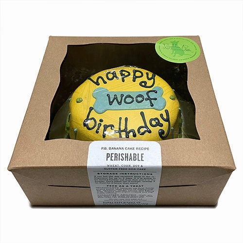 Dog Birthday Cake Woof