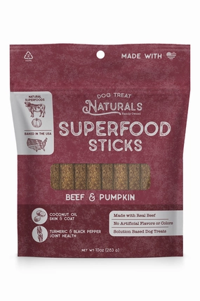 Dog Treat Naturals Beef and Pumpkin Sticks Dog Treats