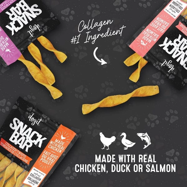 Dogit Snack Bar Duck Collagen Twists