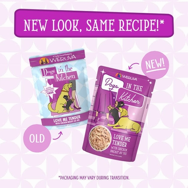 Dogs in the Kitchen Love Me Tender Pouch Dog Food