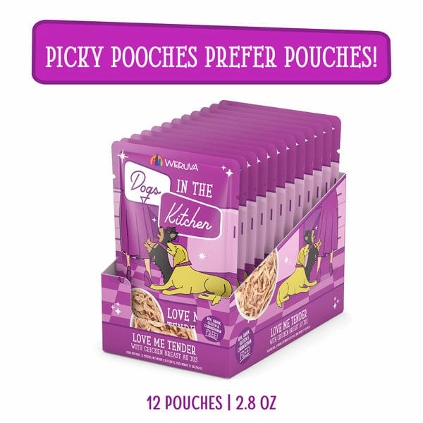 Dogs in the Kitchen Love Me Tender Pouch Dog Food