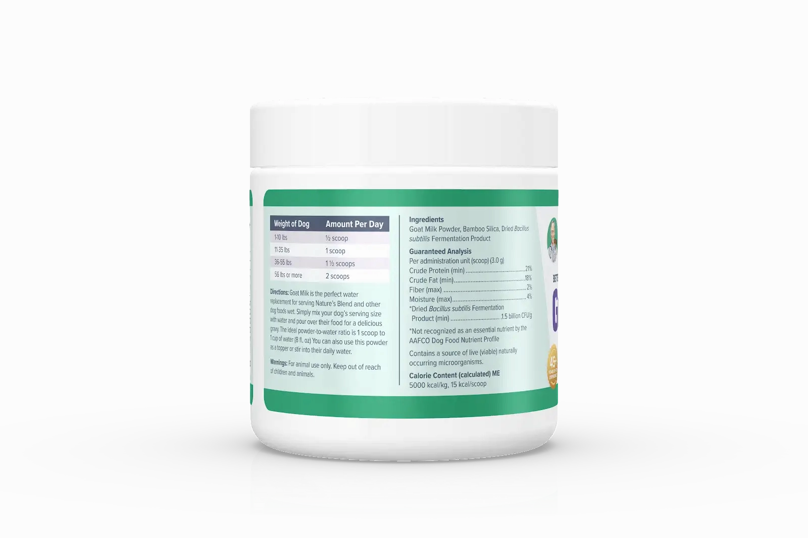 DR. MARTY Better Life Boosters Goat Milk Powder Health Supplement for Dogs