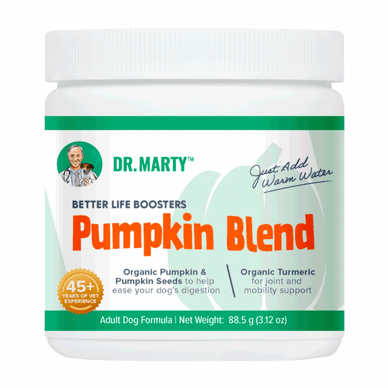 DR. MARTY Better Life Boosters Pumpkin Blend Powder Health Supplement for Dogs