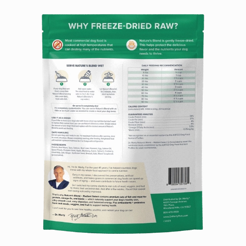 DR. MARTY Nature??s Blend Radiant Select Freeze Dried Raw Dog Food