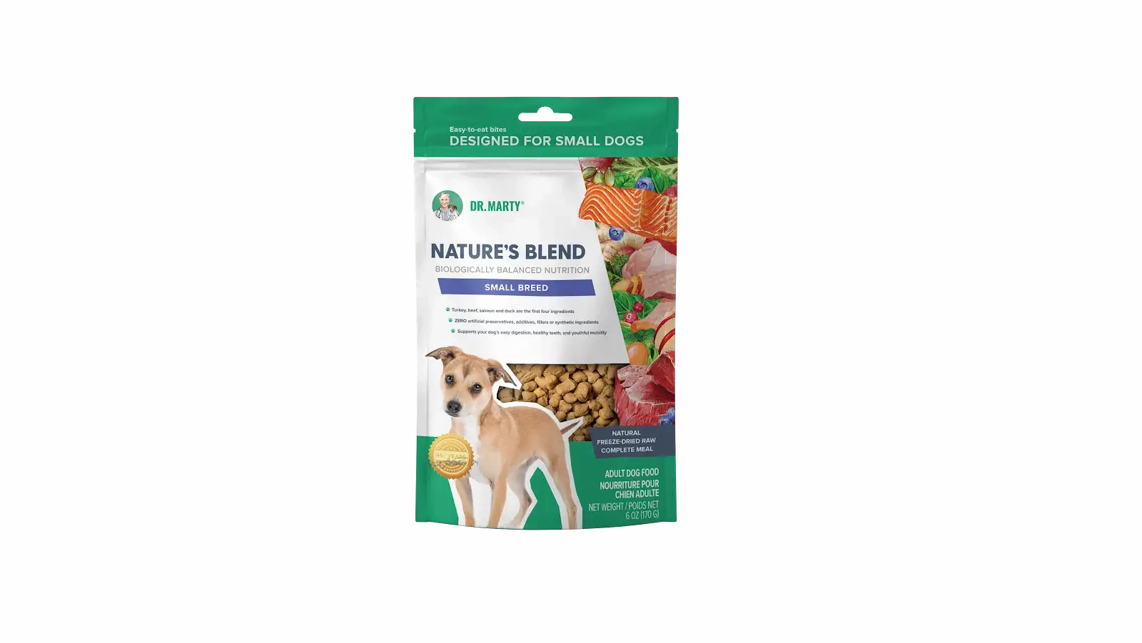 DR. MARTY Nature??s Blend Small Breed Freeze Dried Raw Dog Food
