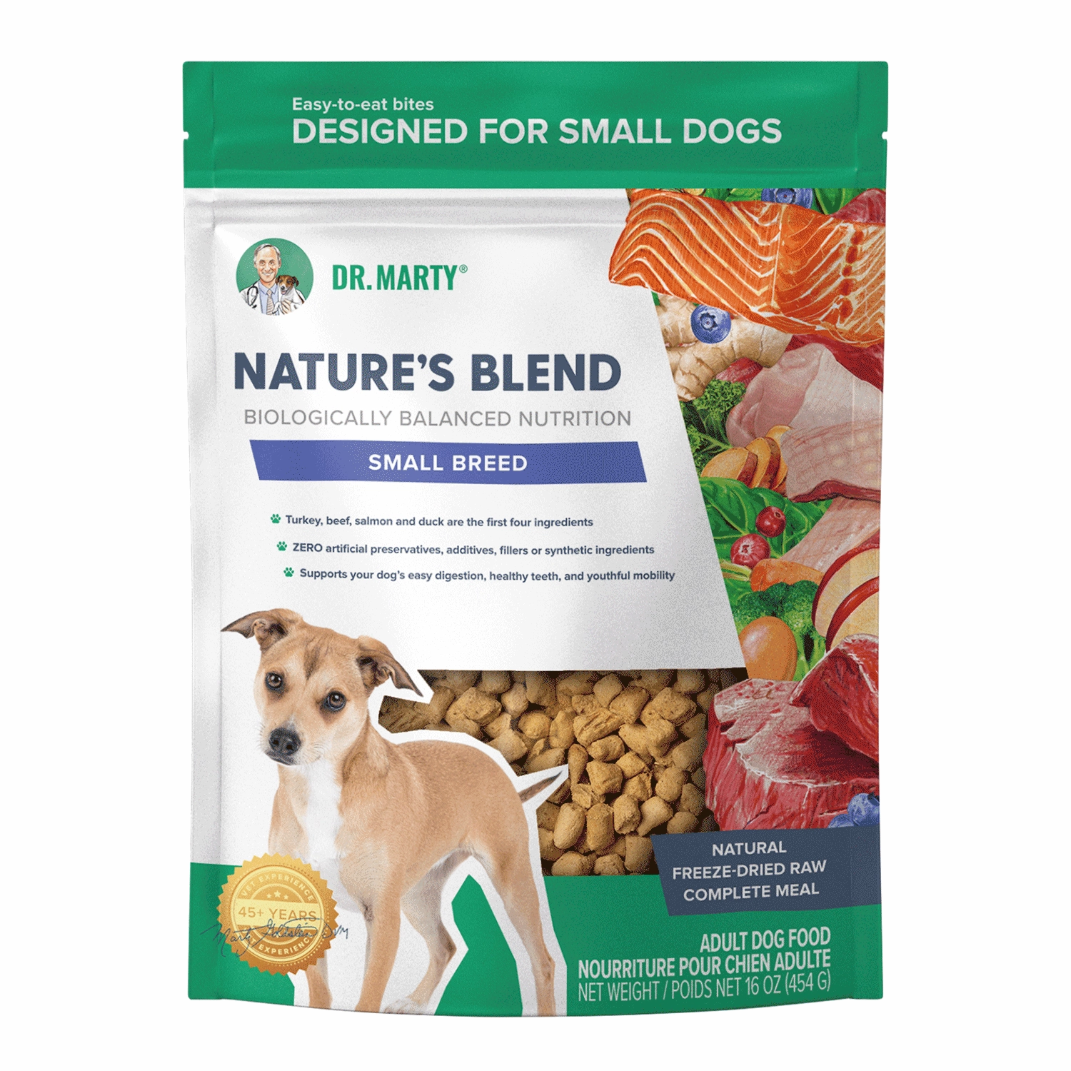 DR. MARTY Nature??s Blend Small Breed Freeze Dried Raw Dog Food