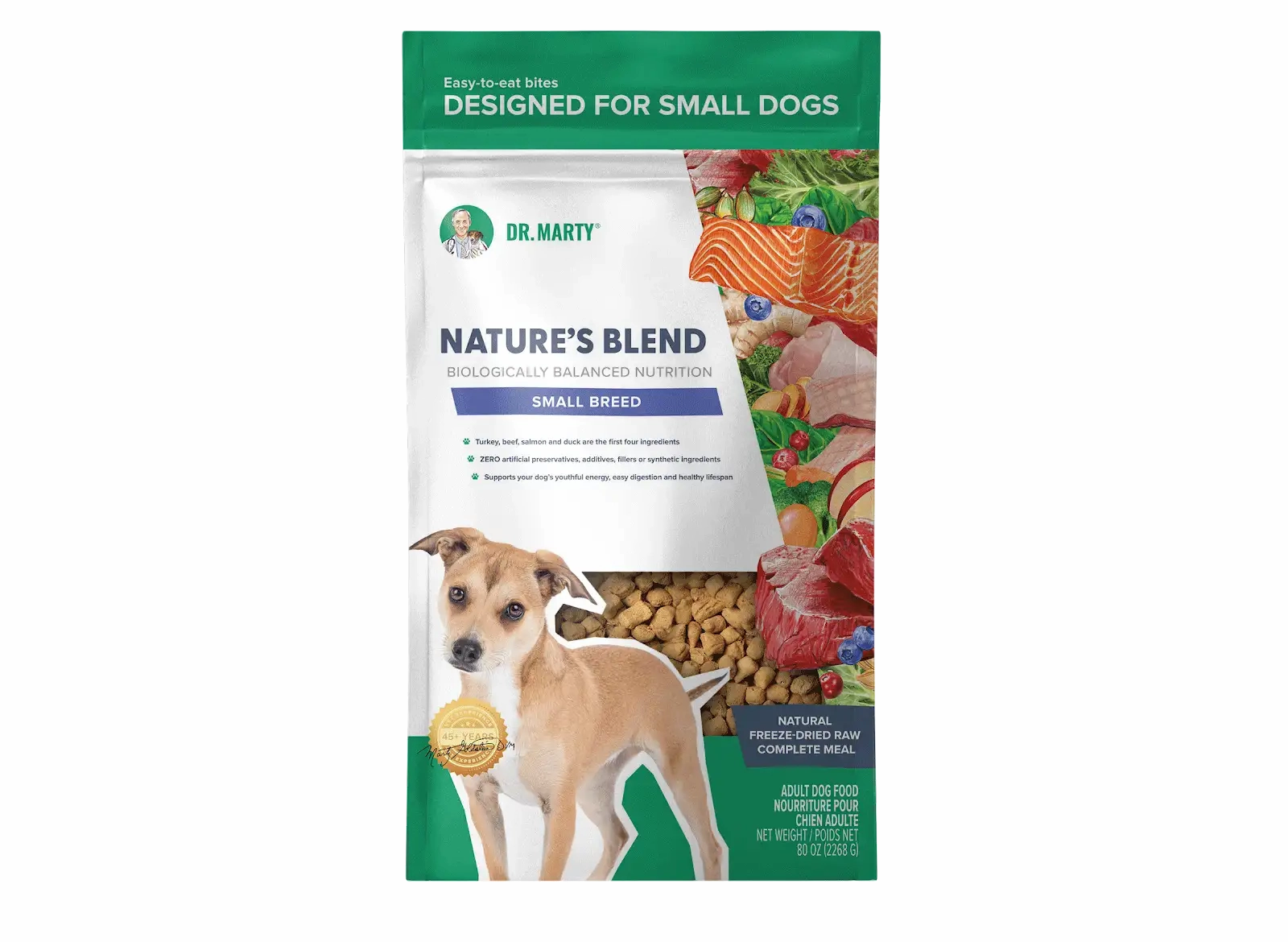 DR. MARTY Nature??s Blend Small Breed Freeze Dried Raw Dog Food