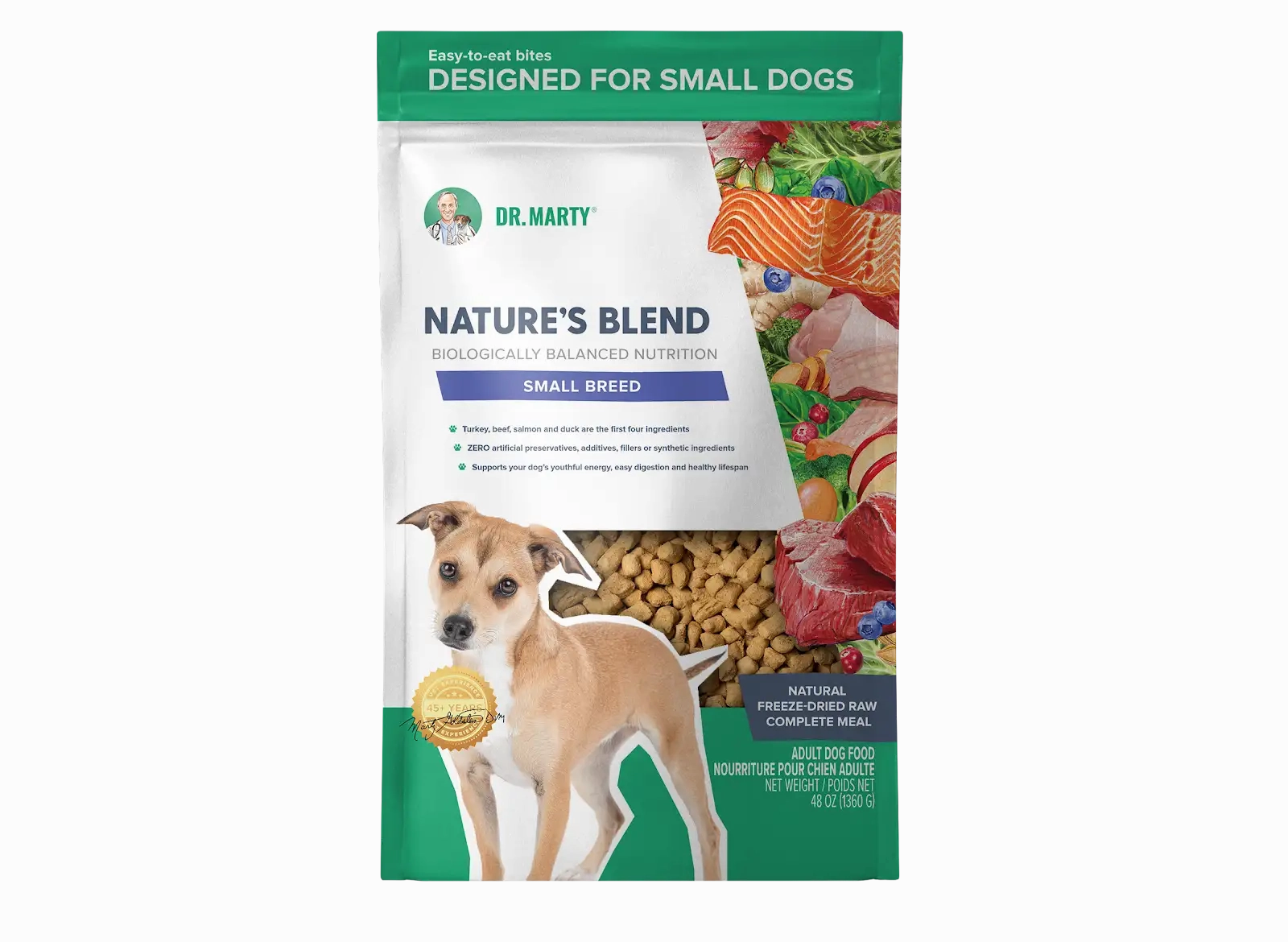 DR. MARTY Nature??s Blend Small Breed Freeze Dried Raw Dog Food