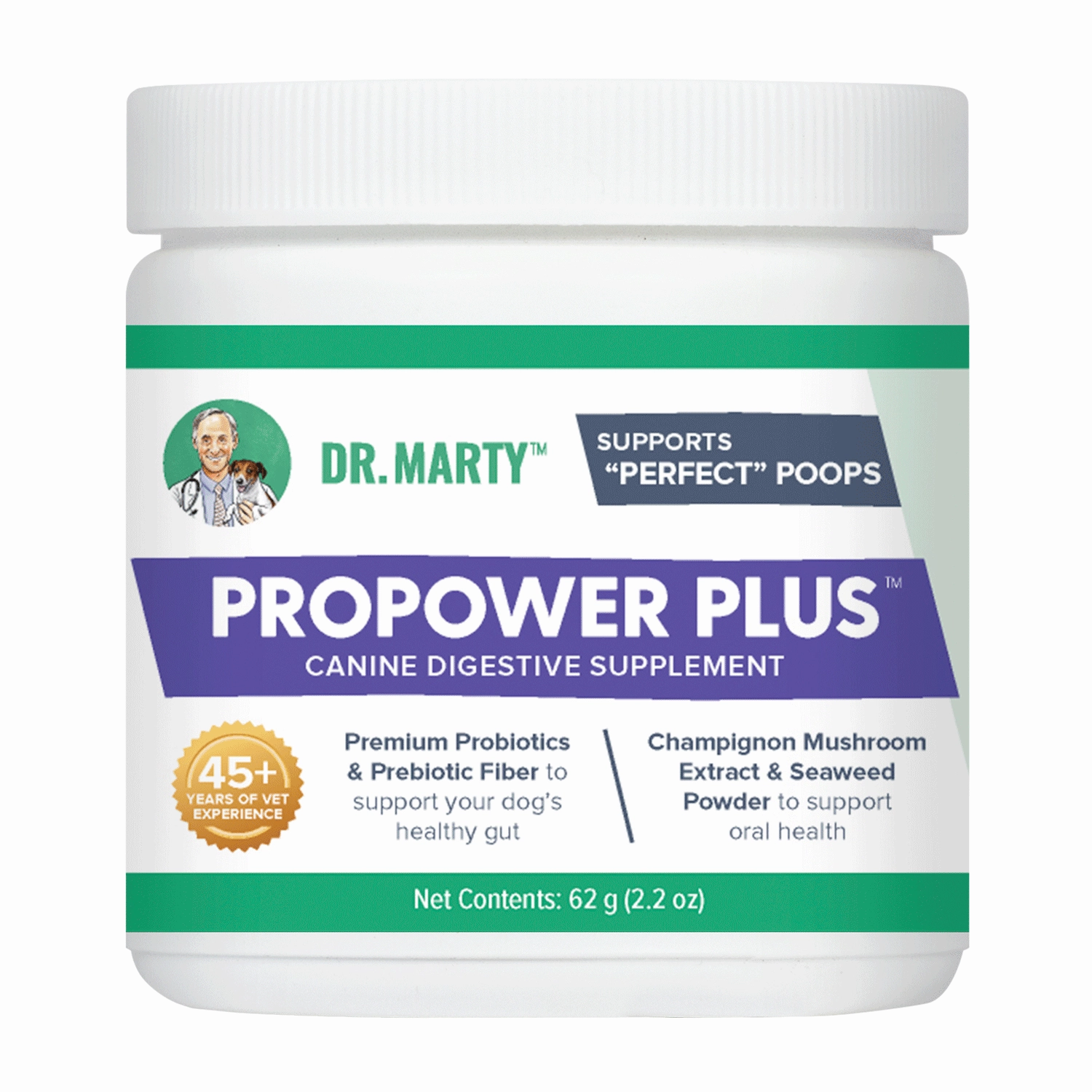 DR. MARTY ProPower Plus Digestive Health Supplement for Dogs