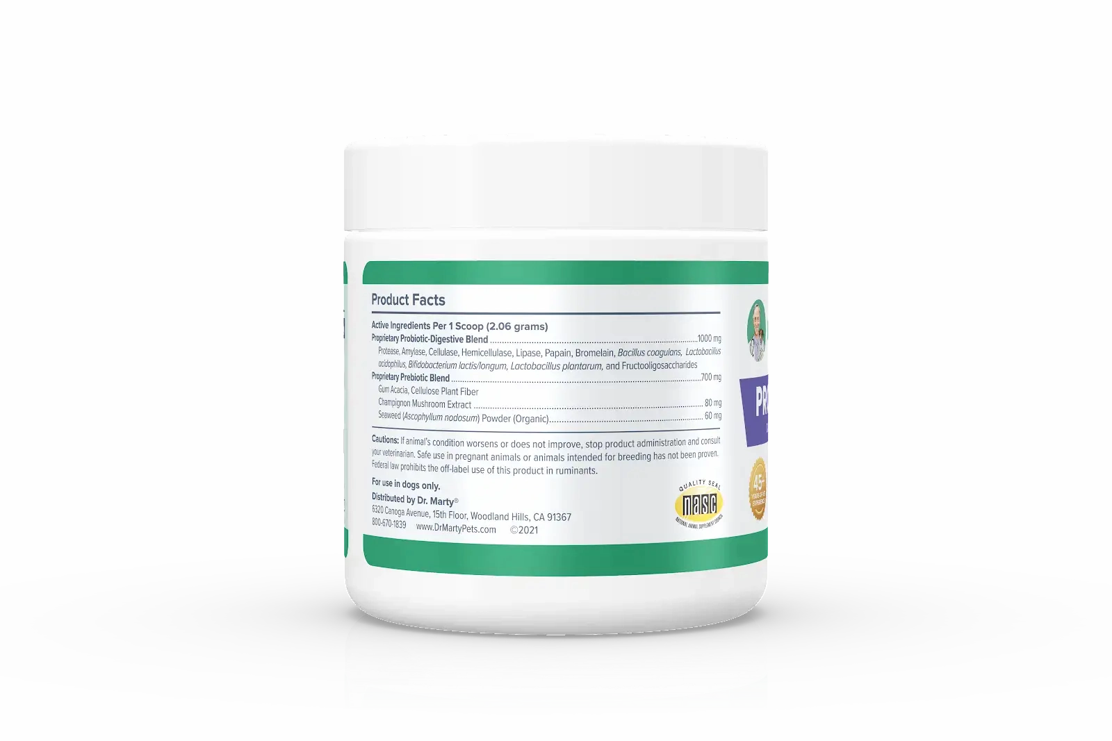 DR. MARTY ProPower Plus Digestive Health Supplement for Dogs
