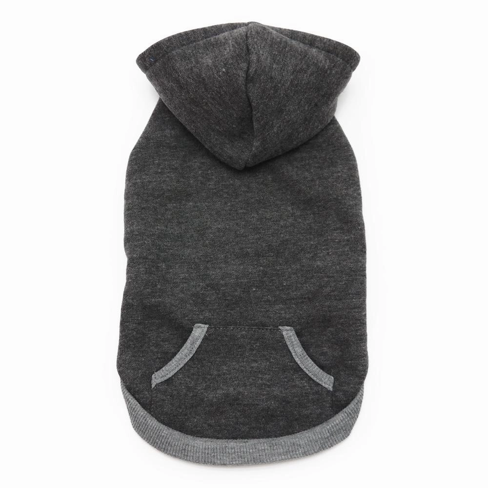 Drawstring Dog Hoodie Grey
