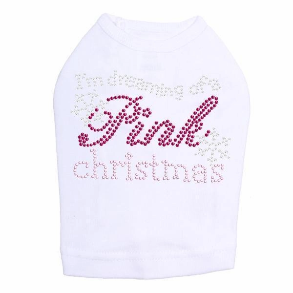 Dreaming Of A Pink Christmas Rhinestone Dog Tank