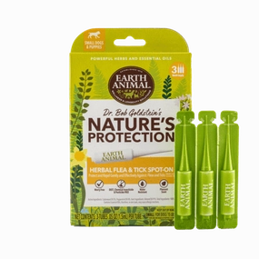 Earth Animal Nature's Protection Flea & Tick Herbal Spot-On for Small Dogs & Puppies