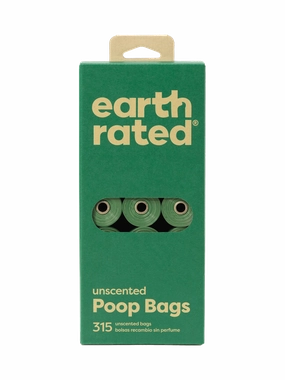 Earth Rated 315 Bags on 21 Refill Rolls, Unscented