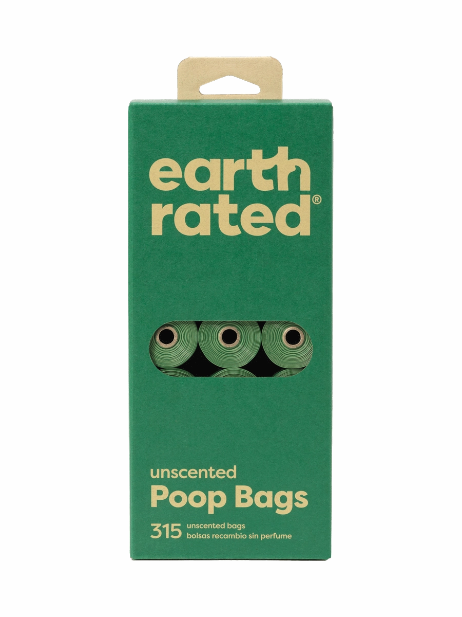 Earth Rated 315 Bags on 21 Refill Rolls, Unscented