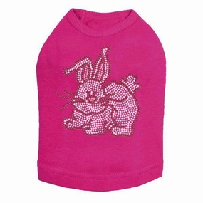 Easter Bunny Rhinestone Dog Tank