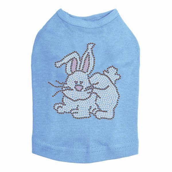 Easter Bunny Rhinestone Dog Tank