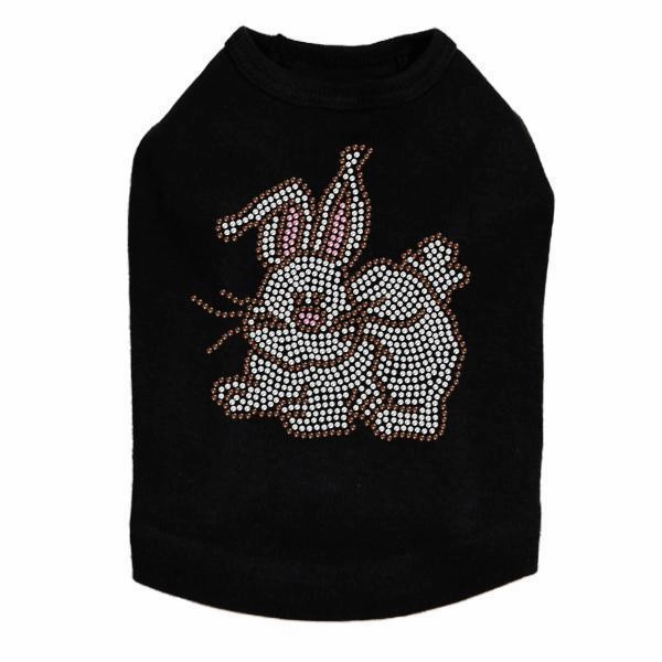 Easter Bunny Rhinestone Dog Tank