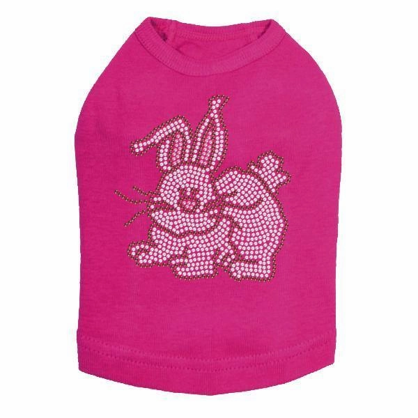 Easter Bunny Rhinestone Dog Tank