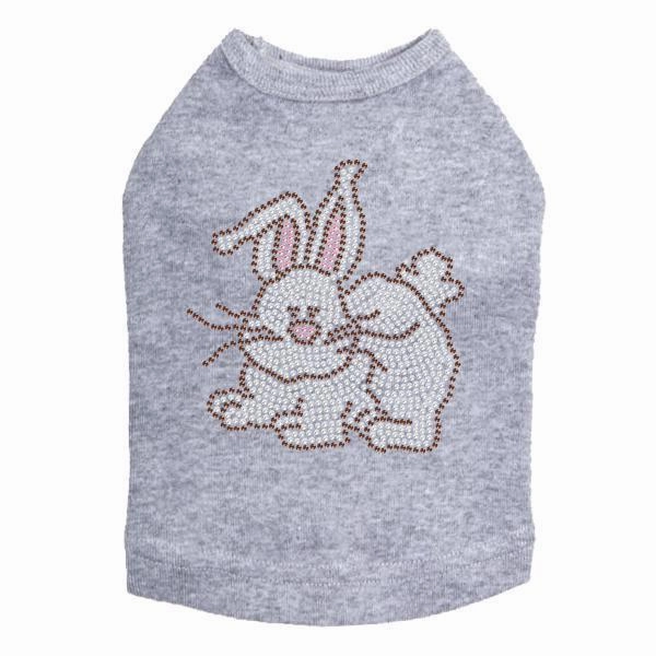 Easter Bunny Rhinestone Dog Tank
