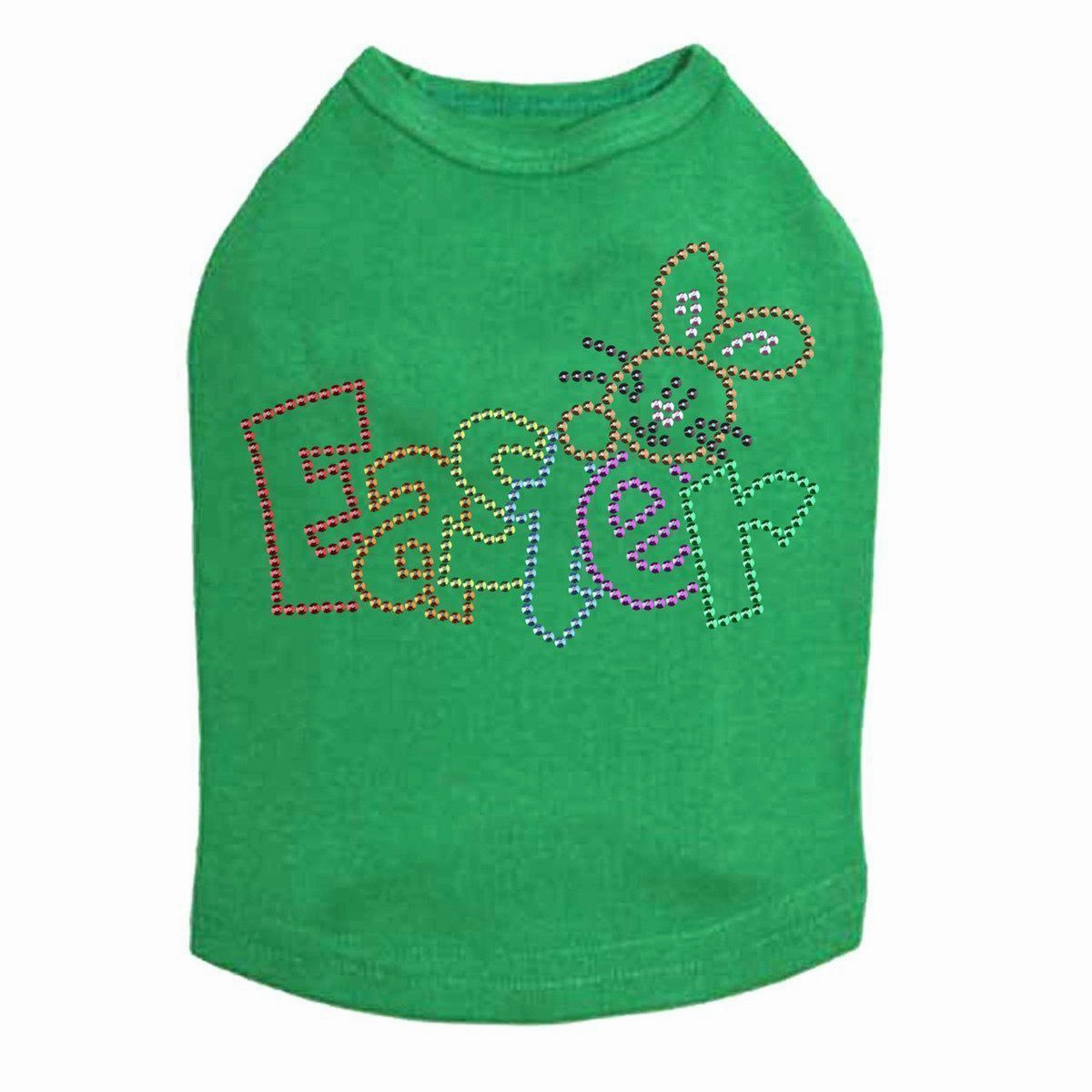 Easter With Bunny Rhinestone Dog Tank