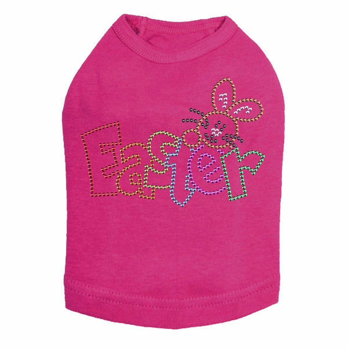 Easter With Bunny Rhinestone Dog Tank