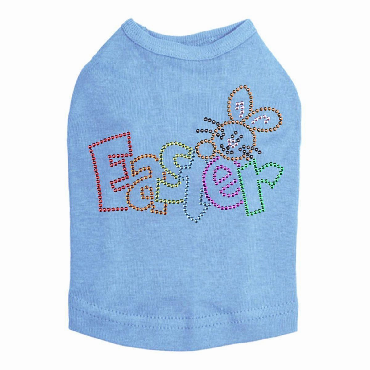 Easter With Bunny Rhinestone Dog Tank