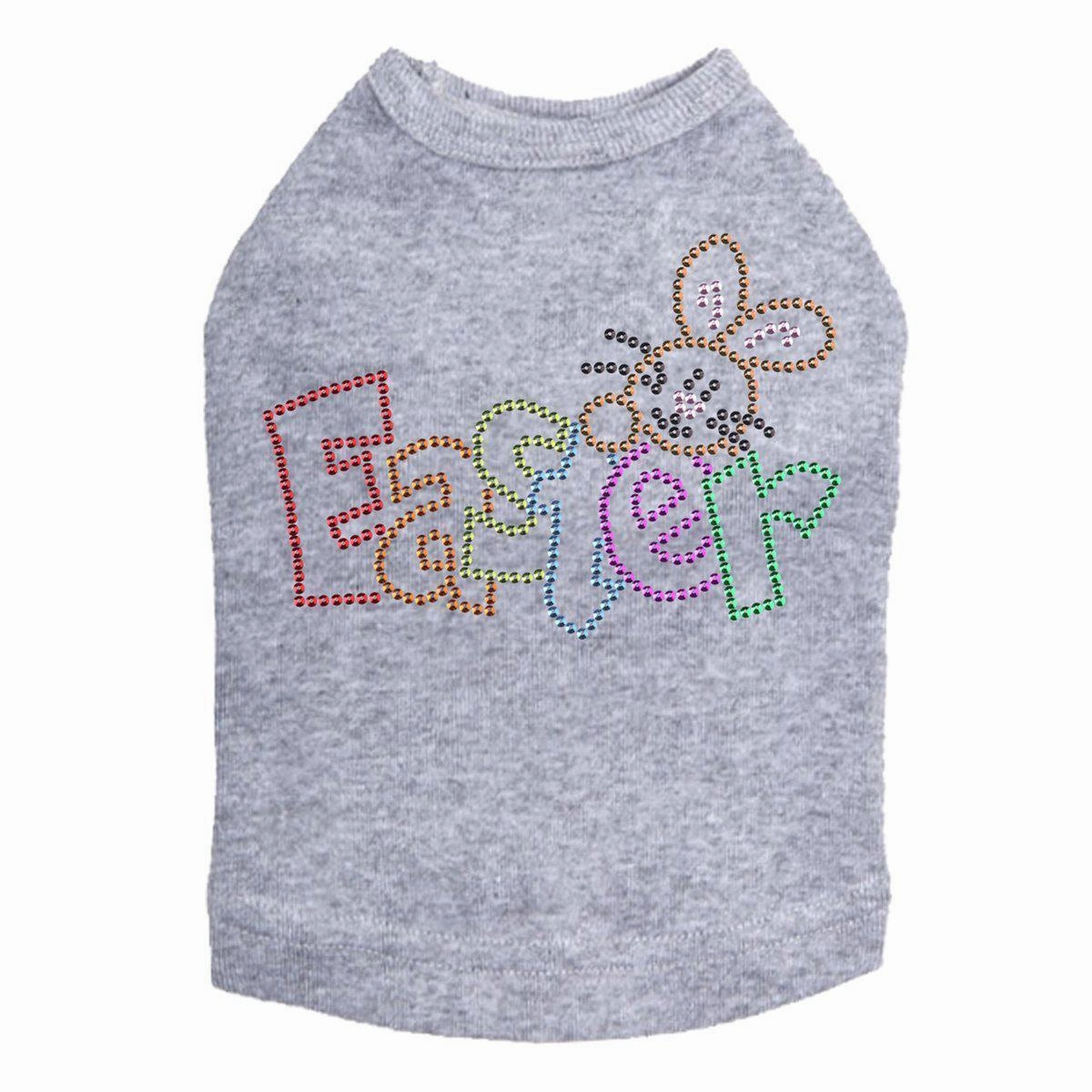 Easter With Bunny Rhinestone Dog Tank
