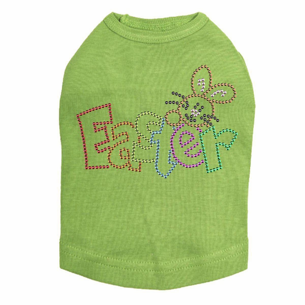 Easter With Bunny Rhinestone Dog Tank