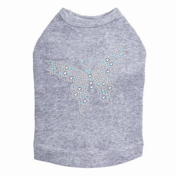 Fairy Butterfly Rhinestone Dog Tank