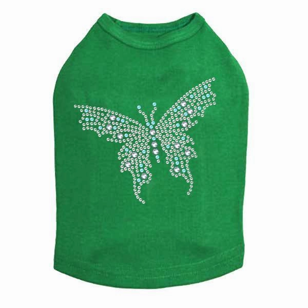 Fairy Butterfly Rhinestone Dog Tank