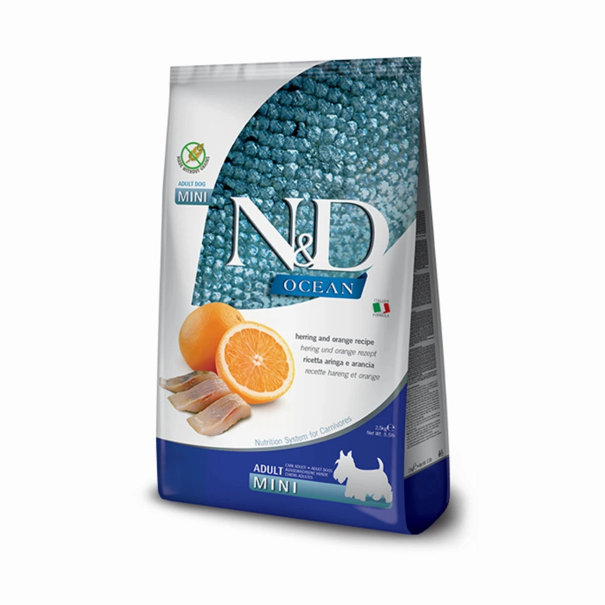 Farmina - N&D Ocean Grain Free Mini Adult Dog Food - Fish & Orange
